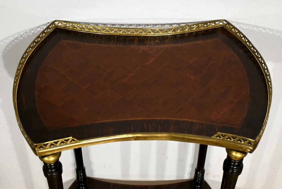 TAVOLO A DUE PIANI IN STILE NAPOLEONE III