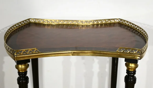 NAPOLEON III STIJL TAFEL MET TWEE TAFELLAGEN