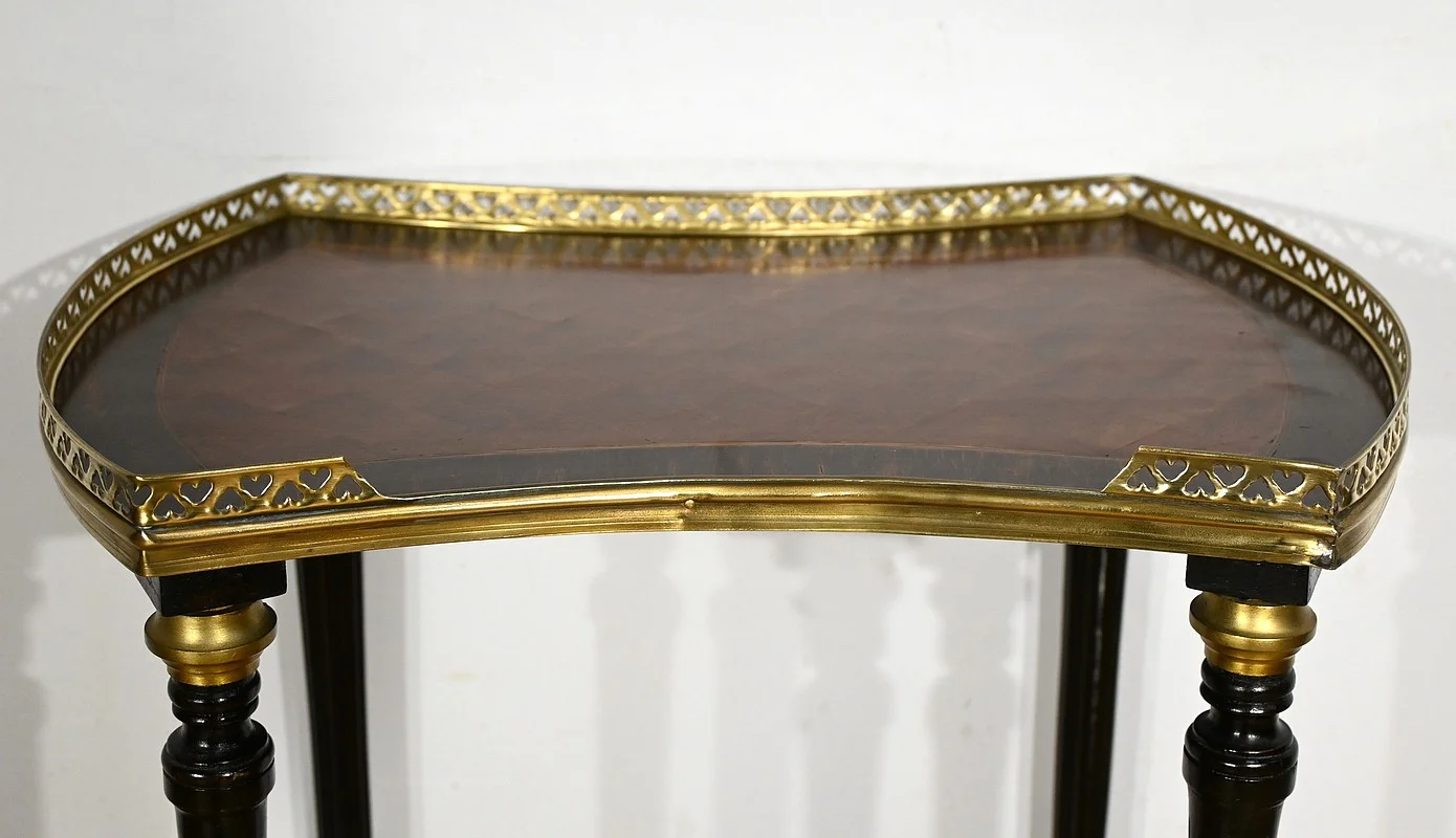 TAVOLO A DUE PIANI IN STILE NAPOLEONE III