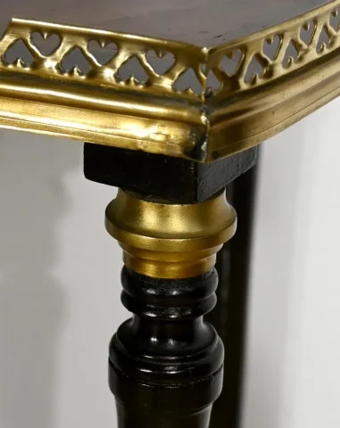 NAPOLEON III STIJL TAFEL MET TWEE TAFELLAGEN