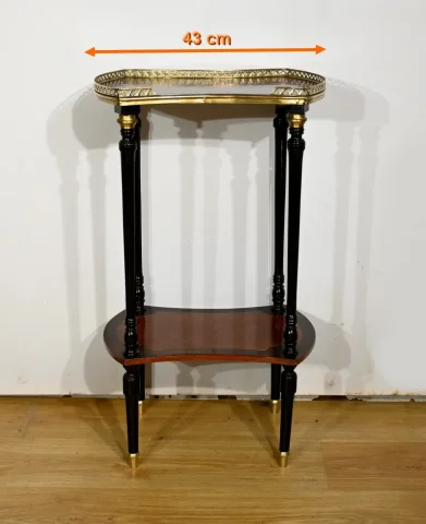 NAPOLEON III STIJL TAFEL MET TWEE TAFELLAGEN