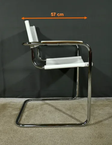 Fauteuils S33 en Cuir, attribués à M.Stam pour Fasem, Italie – 1970