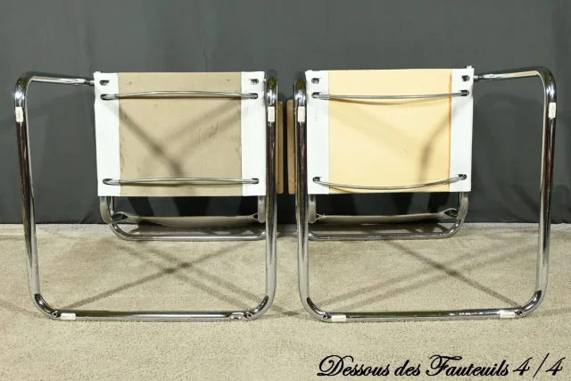 Fauteuils S33 en Cuir, attribués à M.Stam pour Fasem, Italie – 1970