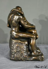 Sculpture en Résine « Le Baiser », d’après A.Rodin – 2ème partie XXe