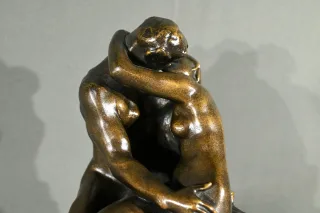 Sculpture en Résine « Le Baiser », d’après A.Rodin – 2ème partie XXe