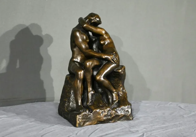 Sculpture en Résine « Le Baiser », d’après A.Rodin – 2ème partie XXe