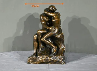 Sculpture en Résine « Le Baiser », d’après A.Rodin – 2ème partie XXe