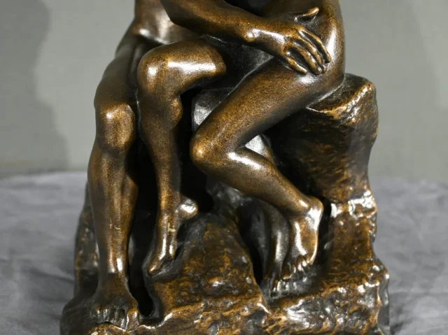 Sculpture en Résine « Le Baiser », d’après A.Rodin – 2ème partie XXe