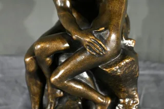 Sculpture en Résine « Le Baiser », d’après A.Rodin – 2ème partie XXe