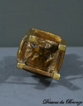 GILT BRONZE SCULPTURE after J. CLARA