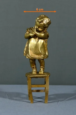 Sculpture en Bronze Doré, d’après J.Clara – 1ère Partie XXe