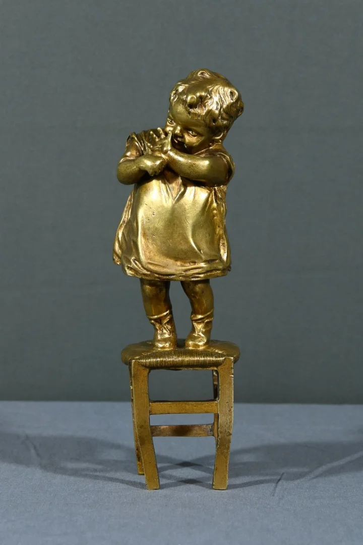 Sculpture en Bronze Doré, d’après J.Clara – 1ère Partie XXe
