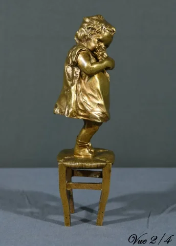 Sculpture en Bronze Doré, d’après J.Clara – 1ère Partie XXe