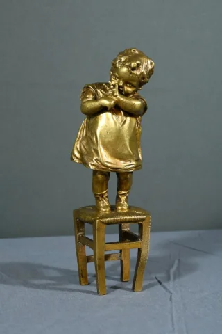 Sculpture en Bronze Doré, d’après J.Clara – 1ère Partie XXe