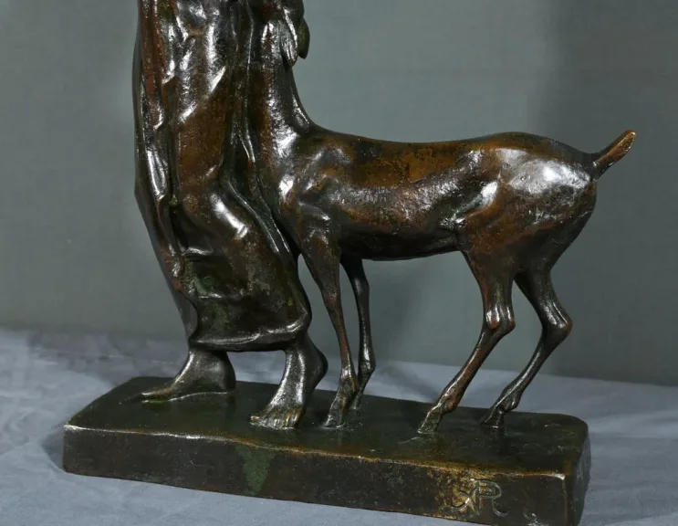 Bronze  "La Femme au Faon", Atelier Primavera – 1930