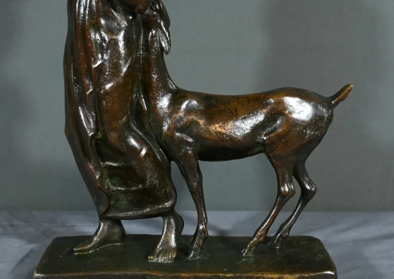 Bronze  "La Femme au Faon", Atelier Primavera – 1930
