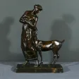Bronze  "La Femme au Faon", Atelier Primavera – 1930