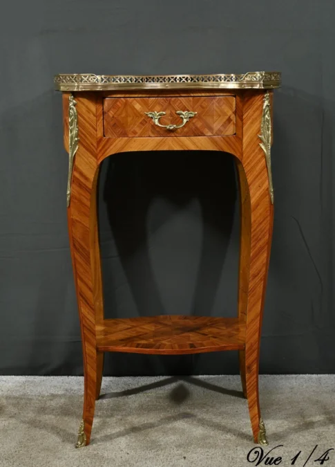 Petite Table de Salon en Bois de Rose – Milieu XXe