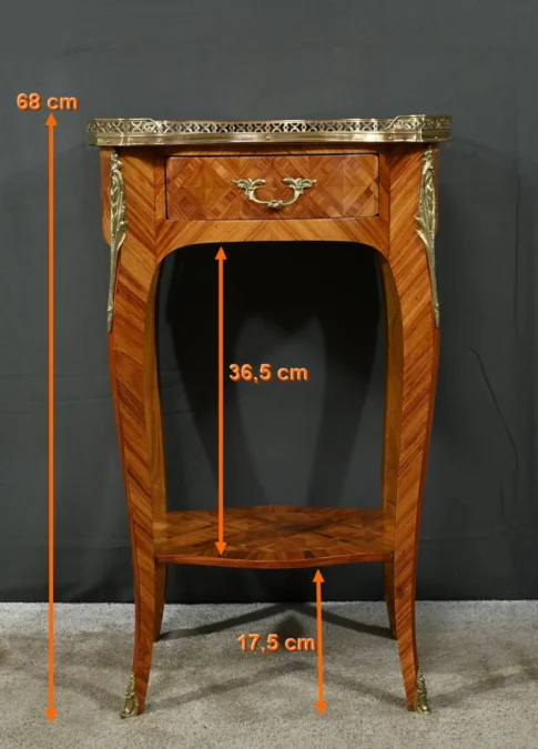 Petite Table de Salon en Bois de Rose – Milieu XXe