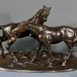 Bronze « Chevaux Arabes », d’après P-J. Mène – Début XXe