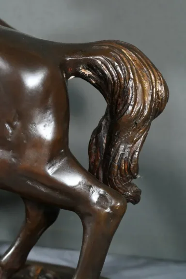 Bronze « Chevaux Arabes », d’après P-J. Mène – Début XXe