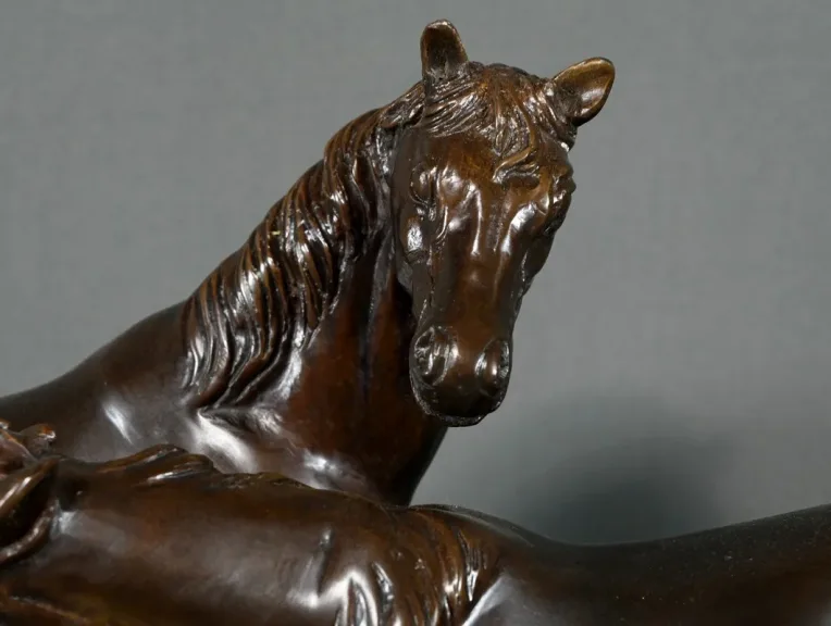 Bronze « Chevaux Arabes », d’après P-J. Mène – Début XXe