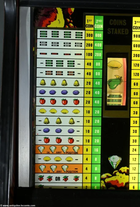 Machine à Sous Jeutel Super Diamant en Stratifié – 1980