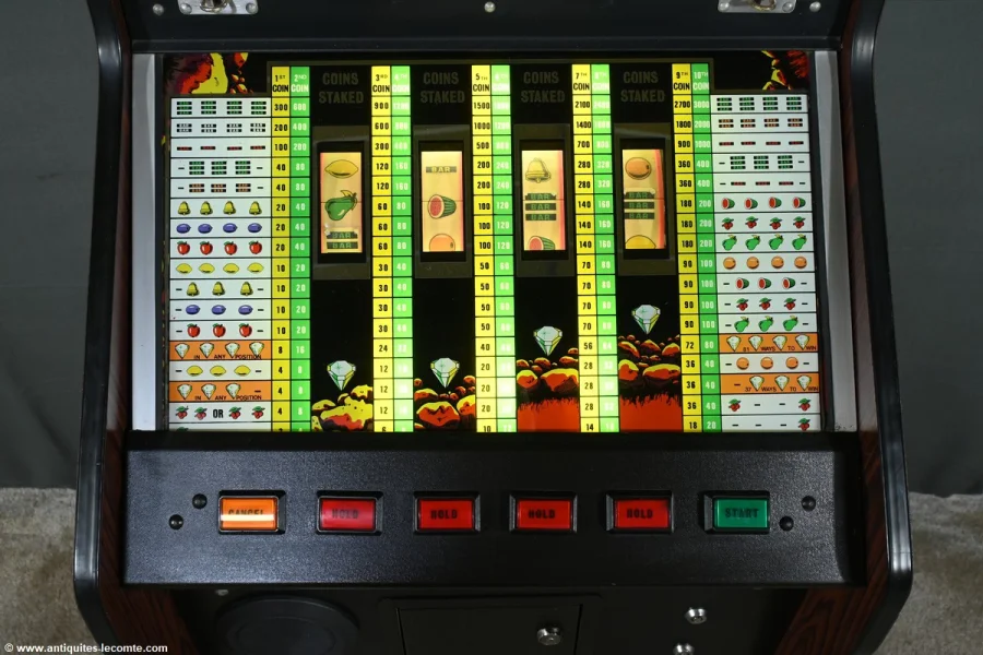 Machine à Sous Jeutel Super Diamant en Stratifié – 1980