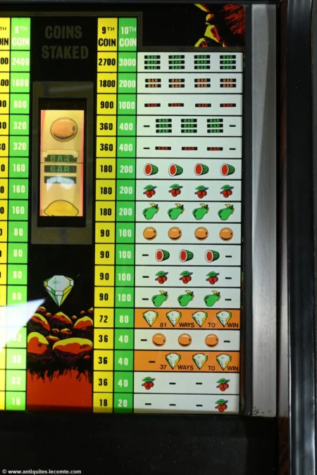 Machine à Sous Jeutel Super Diamant en Stratifié – 1980