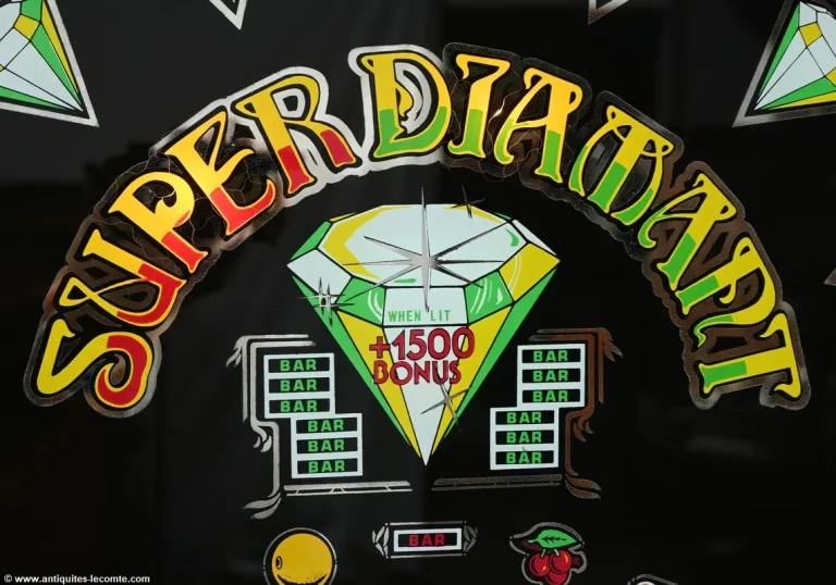 Machine à Sous Jeutel Super Diamant en Stratifié – 1980