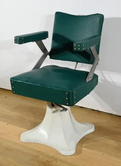 Fauteuil de Coiffeur en Simili Cuir – 1960