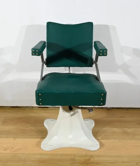 Fauteuil de Coiffeur en Simili Cuir – 1960