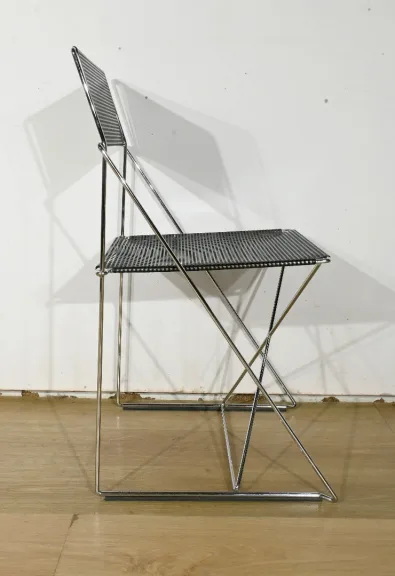 Suite de 5 Chaises Nuova X Line Omli pour Magis, par Niels Joergen Haugesen – 1980