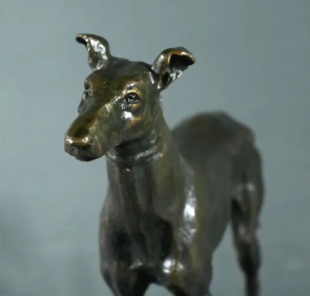 BRONZO GREYHOUND firmato E.FREMIET