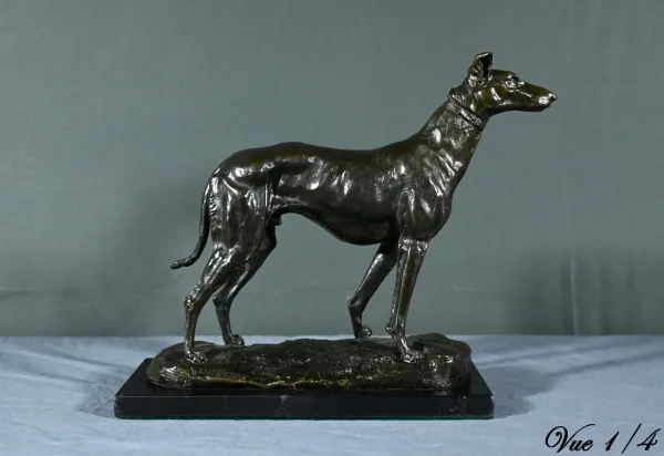 BRONZO GREYHOUND firmato E.FREMIET
