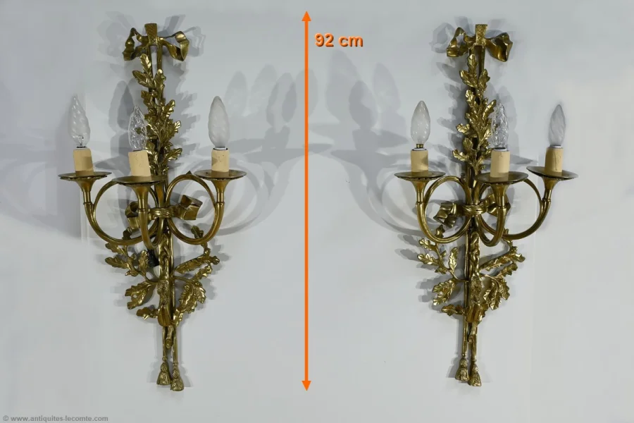 BRONZE WANDLEUCHTEN