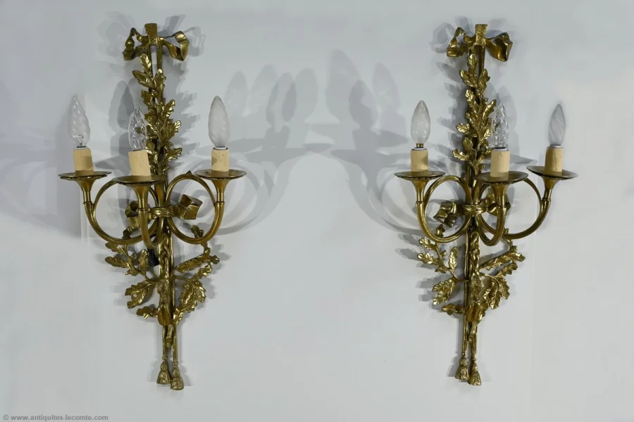 BRONZE WANDLEUCHTEN