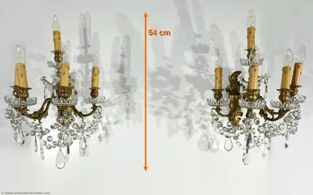 WANDLEUCHTEN IM LOUIS XV-STIL
