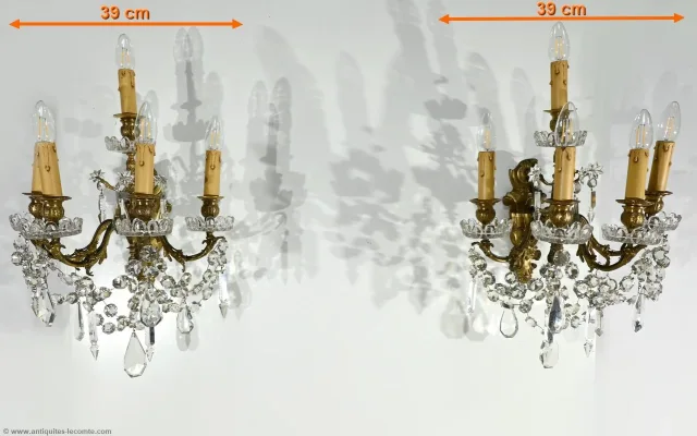 WANDLEUCHTEN IM LOUIS XV-STIL