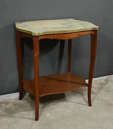 Table en Acajou et Marbre – 1920