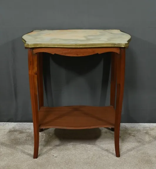 Table en Acajou et Marbre – 1920