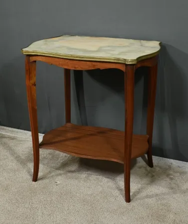 Table en Acajou et Marbre – 1920