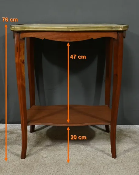 Table en Acajou et Marbre – 1920