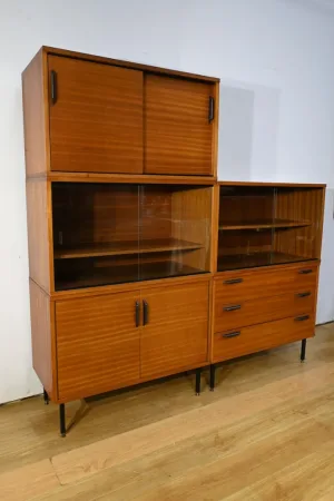 Meuble Modulable en Acajou, époque Modernisme – 1960