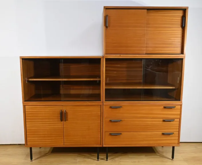 Meuble Modulable en Acajou, époque Modernisme – 1960