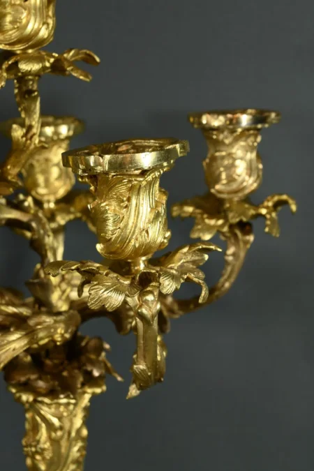 ROCAILLE STYLE CANDELABRA