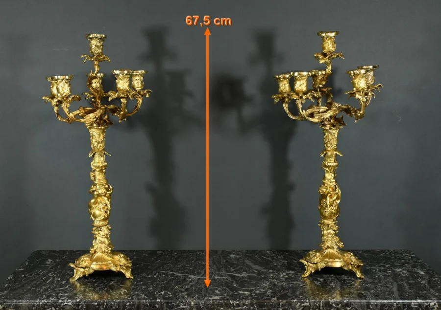 ROCAILLE STYLE CANDELABRA