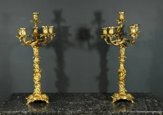 ROCAILLE STYLE CANDELABRA