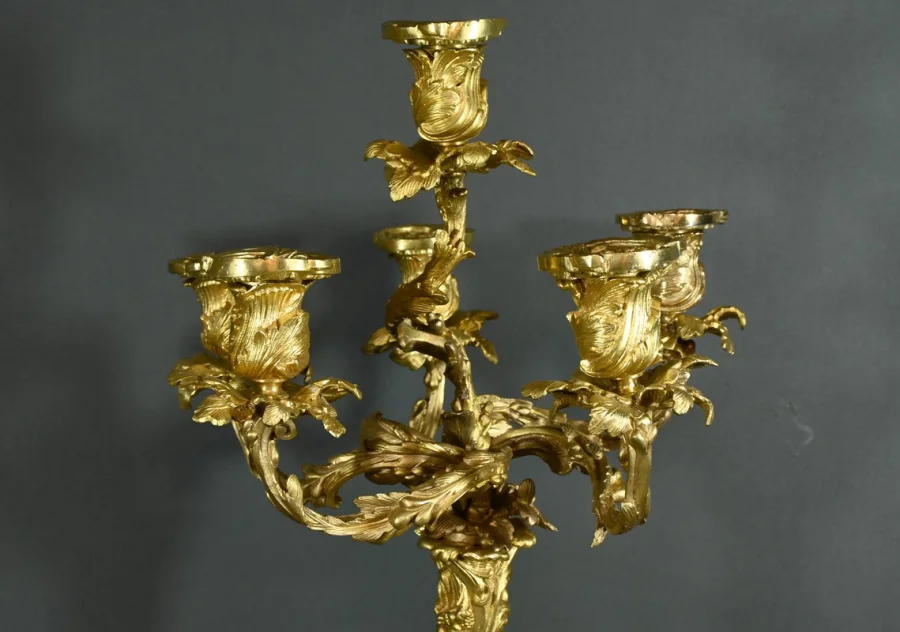 ROCAILLE STYLE CANDELABRA