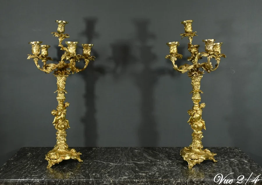 ROCAILLE STYLE CANDELABRA
